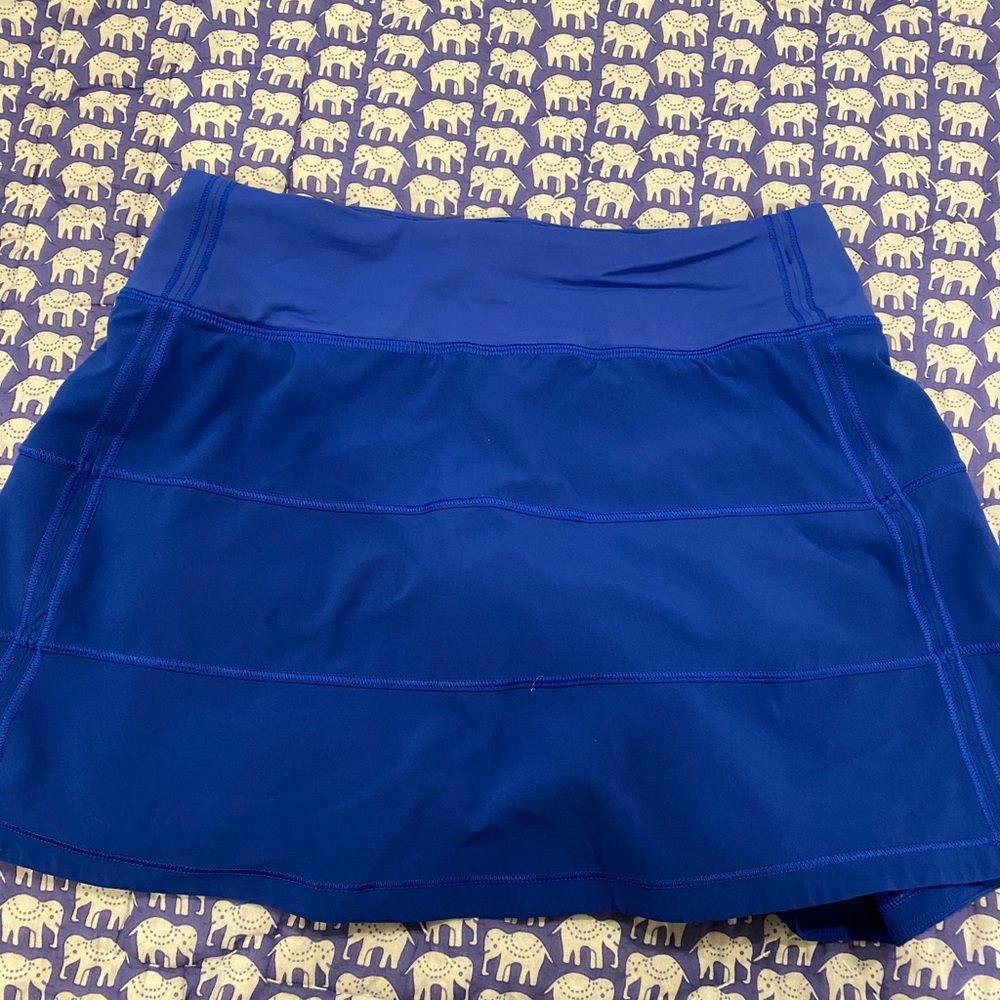 Blue lulu lemon skirt